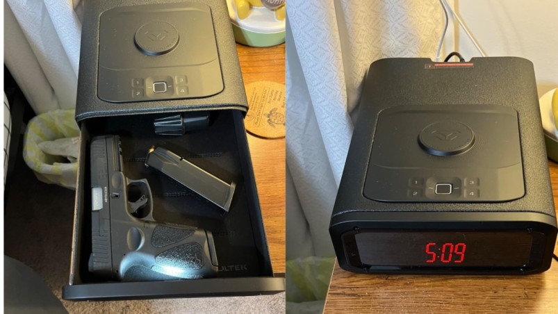 Nightstand Gun Safe With Phone Charger Nightstand Gun Safe With Phone Charger