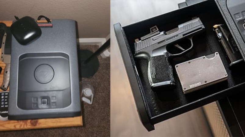 Nightstand Gun Safe With Phone Charger Nightstand Gun Safe With Phone Charger